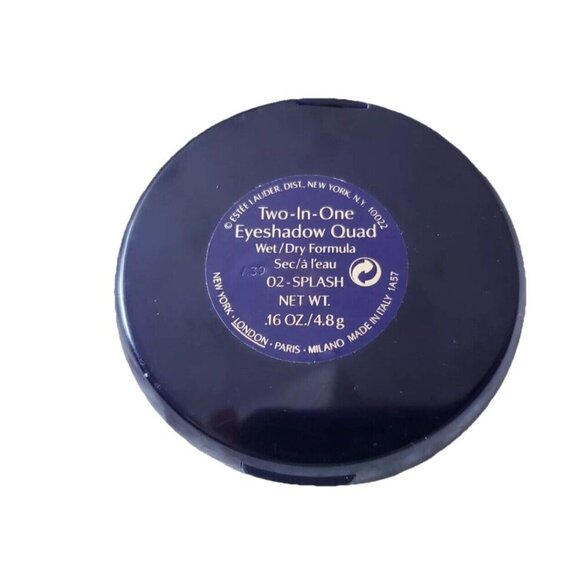 ESTEE LAUDER Two-In-One Eyeshadow Quad Wet/Dry Formula 02 SPLASH .16 oz 4.8g NEW - Picture 5 of 5